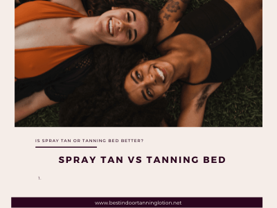 spray tan vs tanning bed