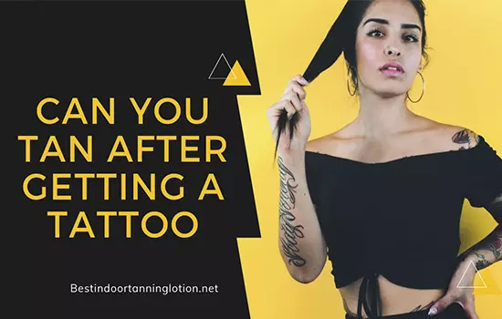 Can You Tan After Getting a Tattoo? [ Tanning With & After Tattoo]